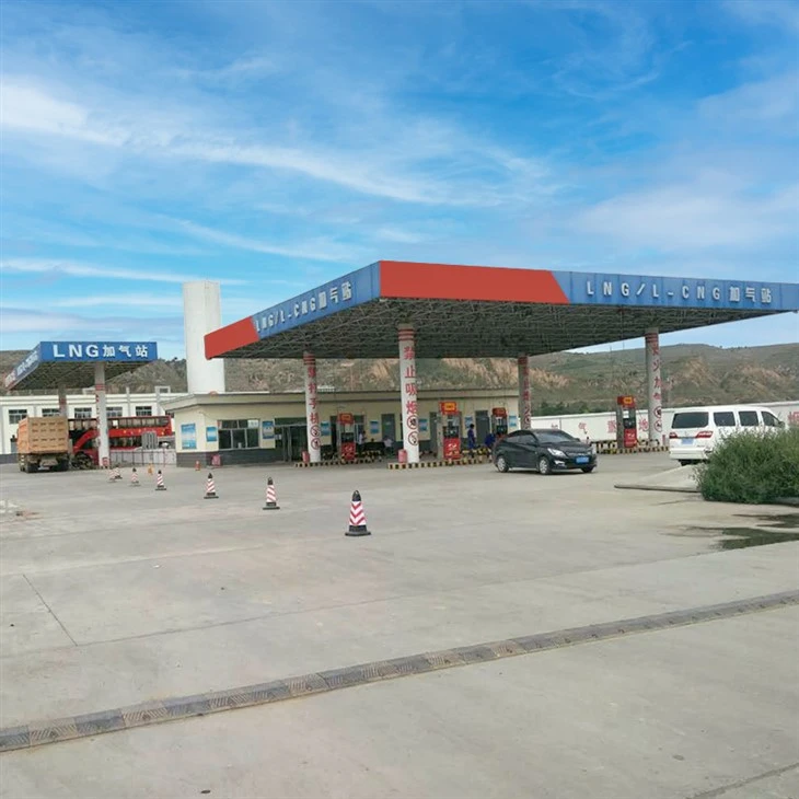 תחנת תדלוק LNG (מיכל אחסון אופקי LNG)